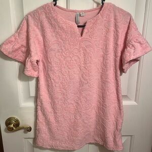 Janie & Jack pink swimsuit cover size 8 girls